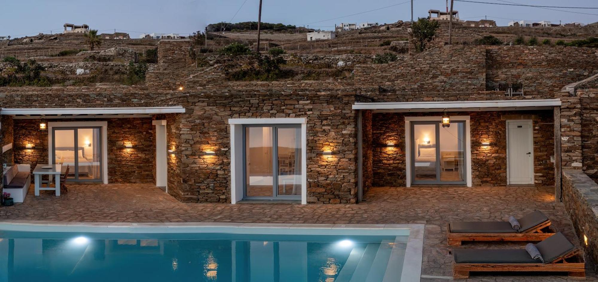 Villa Leonora Tinos Arnados Eksteriør billede