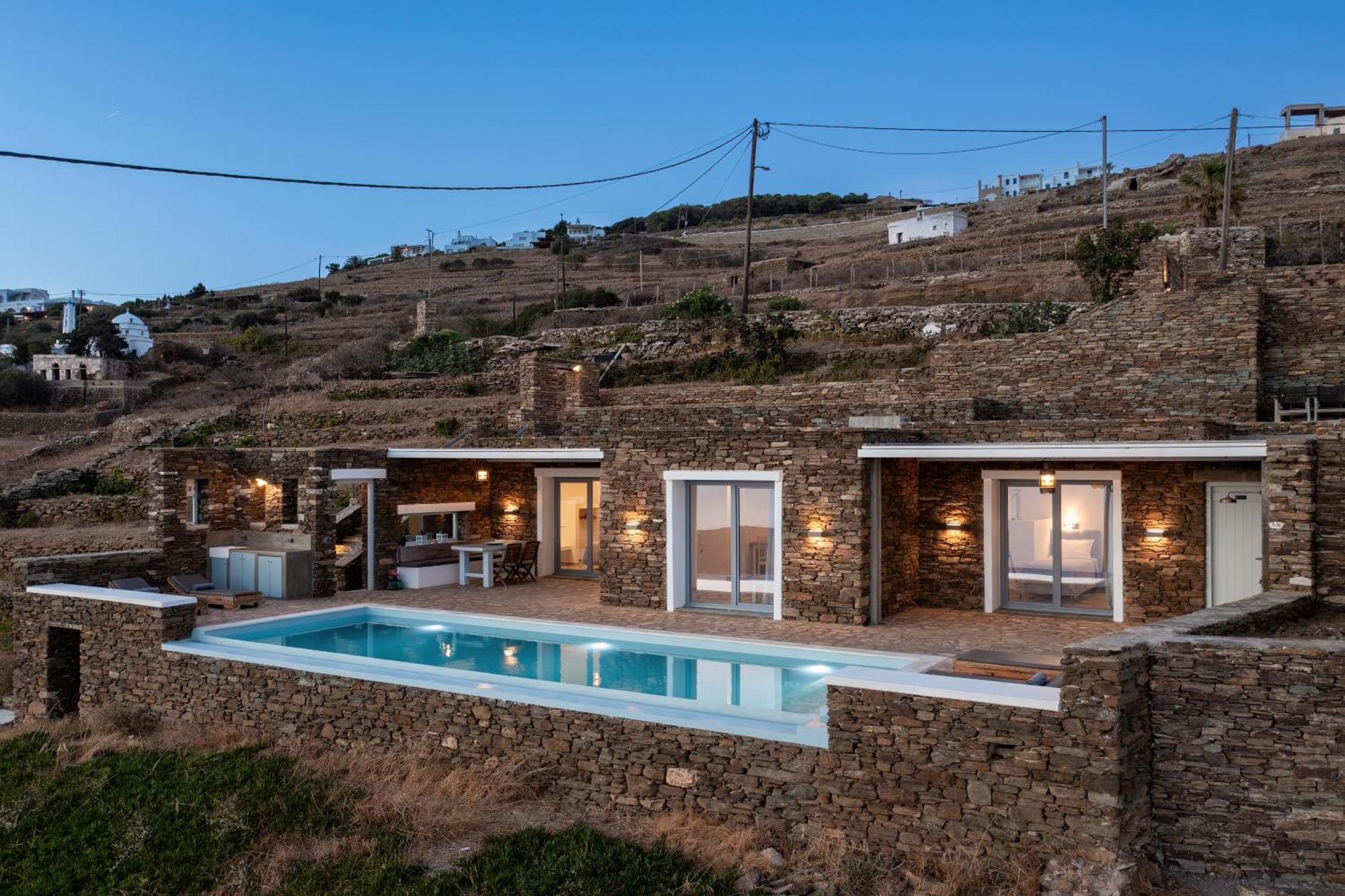 Villa Leonora Tinos Arnados Eksteriør billede