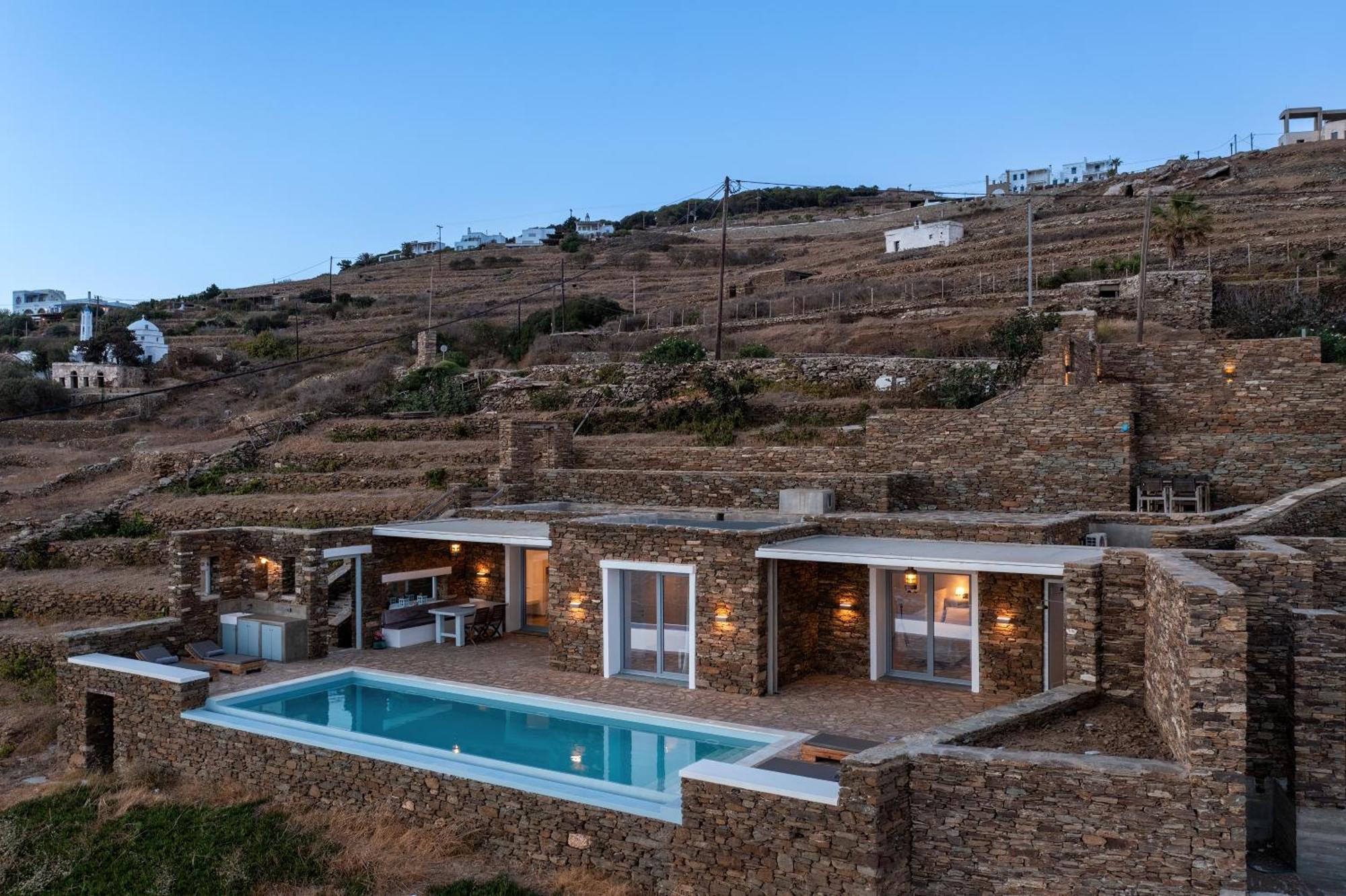 Villa Leonora Tinos Arnados Eksteriør billede