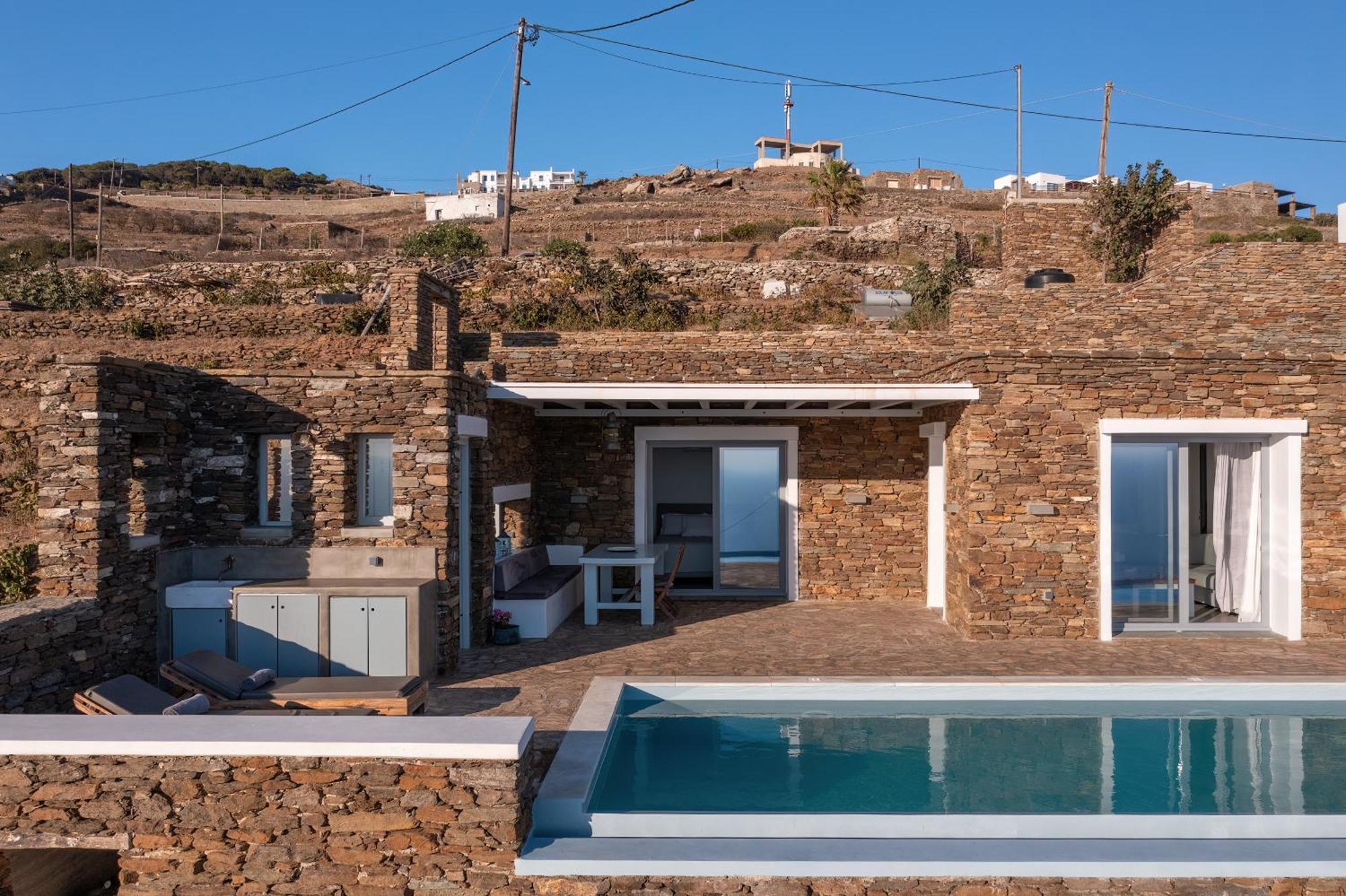 Villa Leonora Tinos Arnados Eksteriør billede