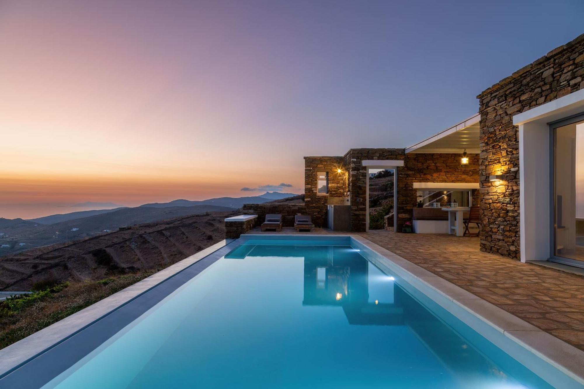Villa Leonora Tinos Arnados Eksteriør billede
